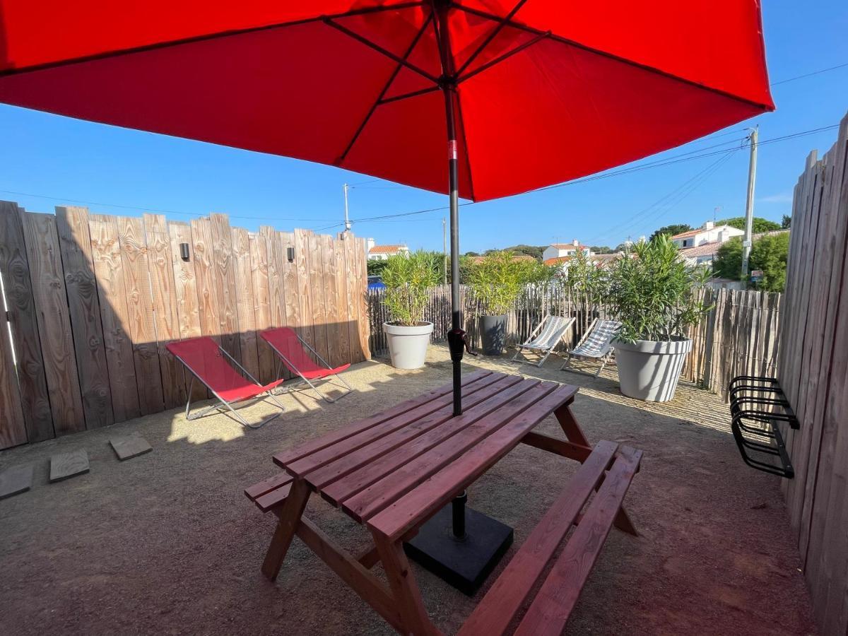 Noirmoutier - Petite Maison 500M Plage Sableaux エクステリア 写真